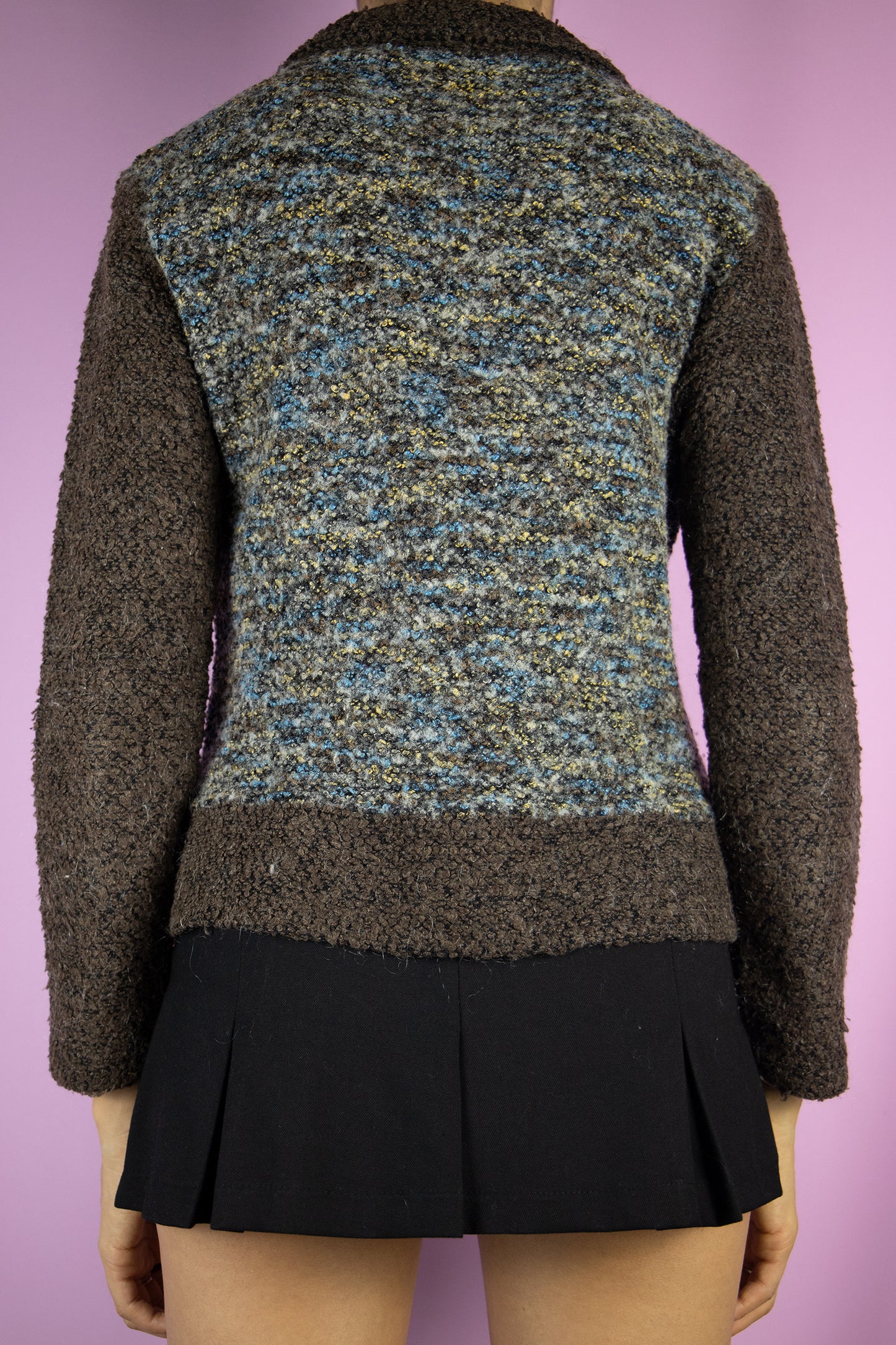 Vintage 90s Fairy Grunge Brown Cardigan - S