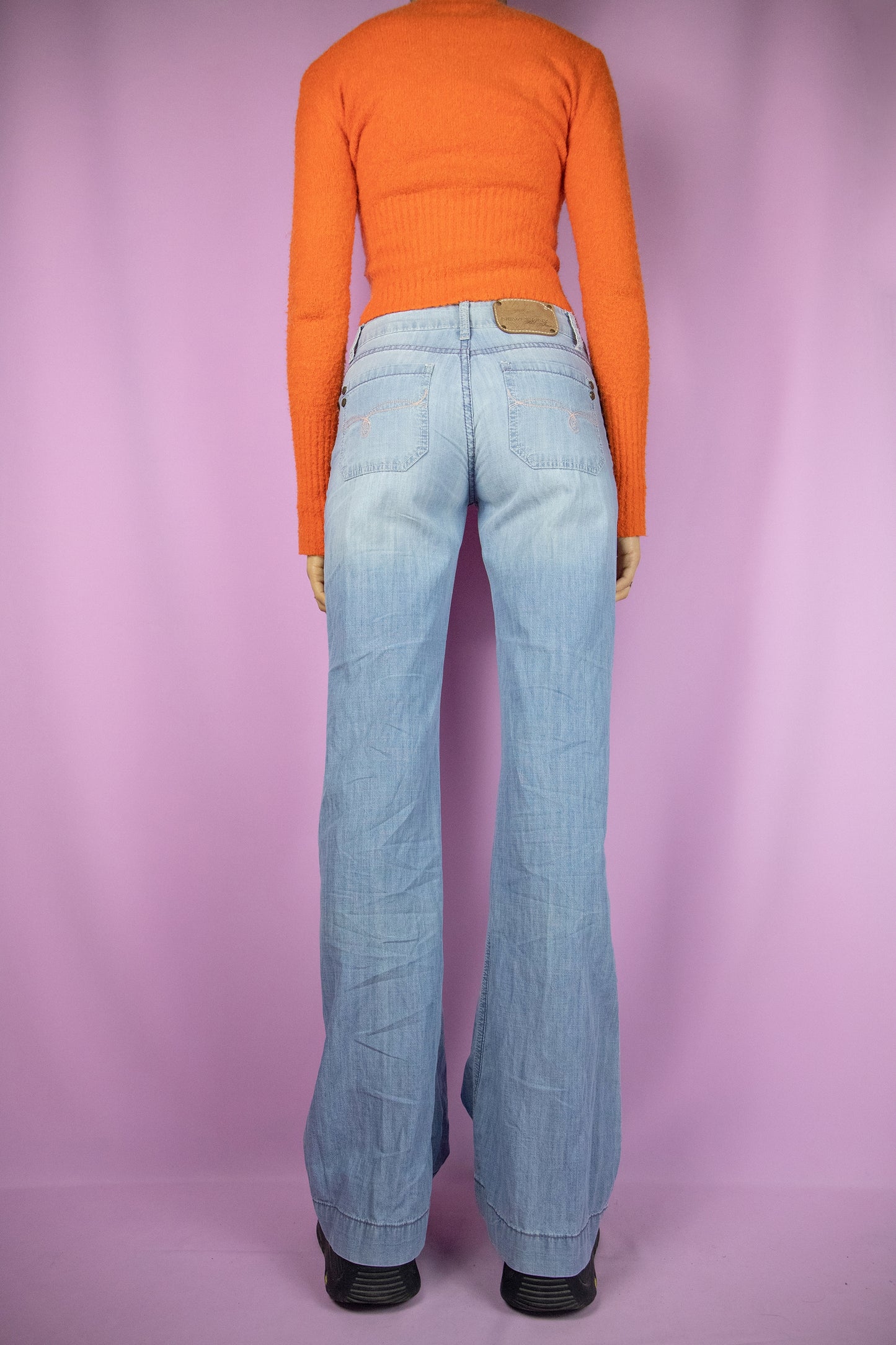 Y2K Flare Low Rise Jeans - XS