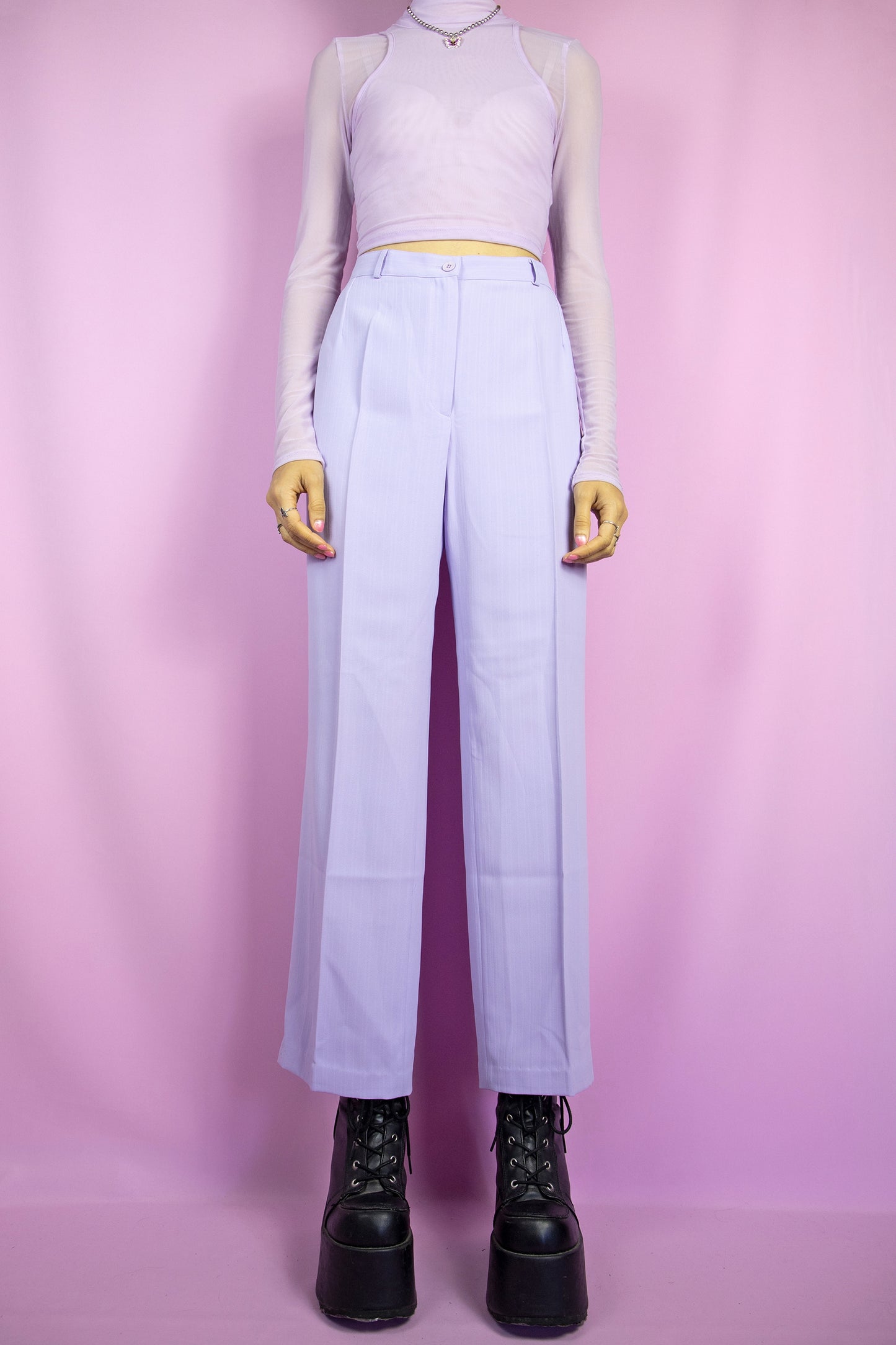 Vintage 90's Lilac Tailored Pants