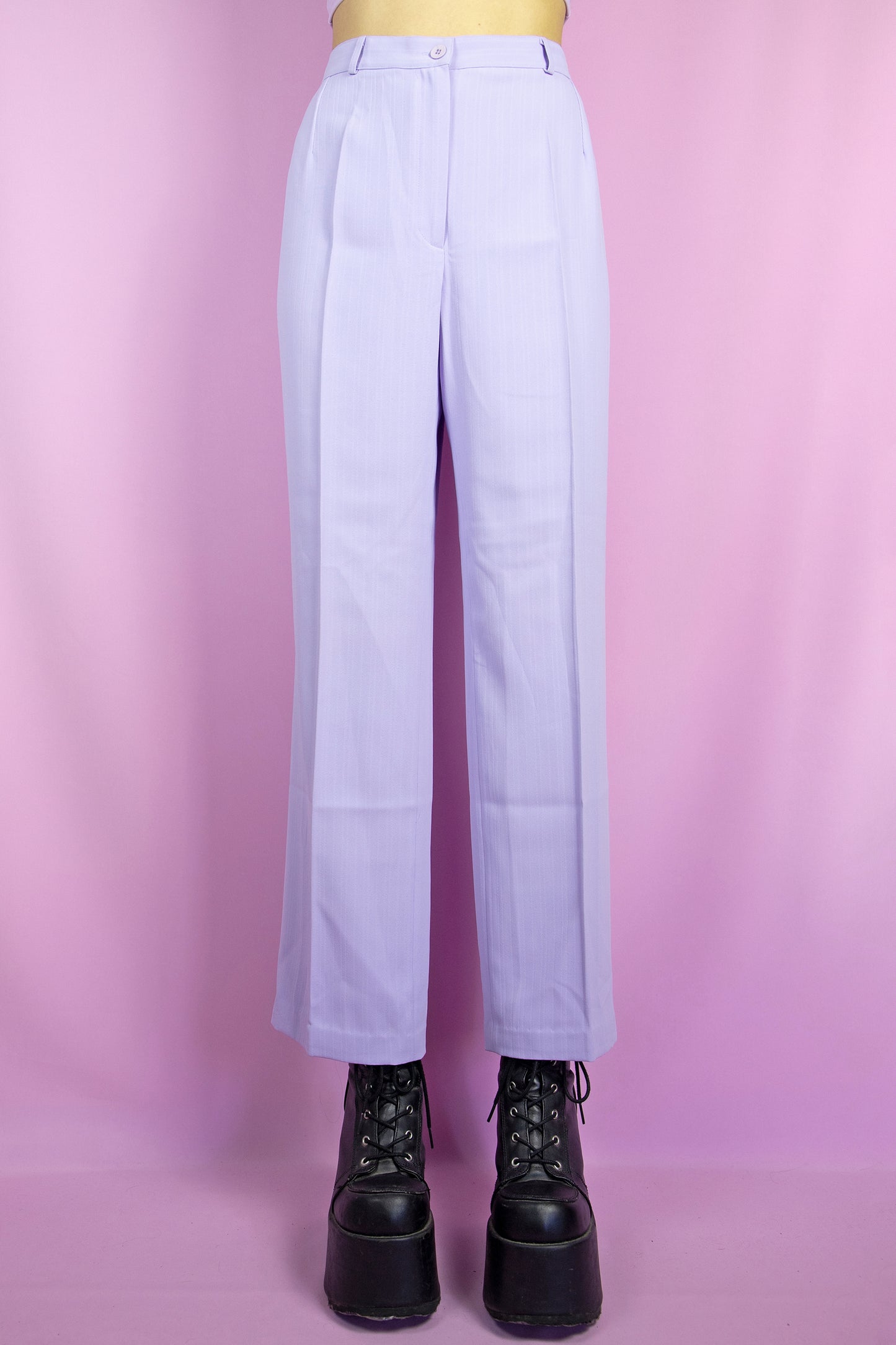 Vintage 90's Lilac Tailored Pants - L