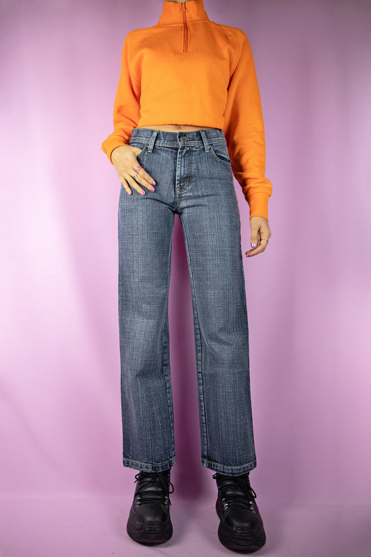 Vintage Y2K Mid Rise Wide Jeans