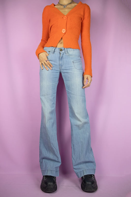 Vintage Y2K Low Rise Wide Jeans